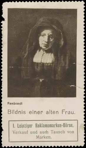 Rembrandt: Bildnis einer alten Frau