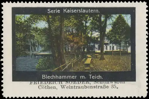 Blechhammer mit Teich