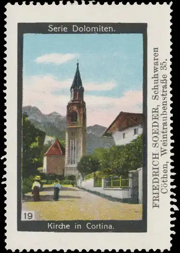 Kirche in Cortina