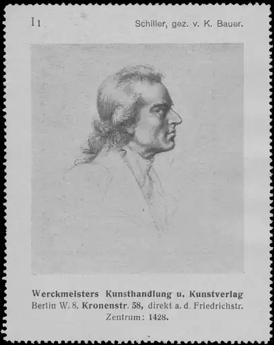 Friedrich Schiller von K. Bauer