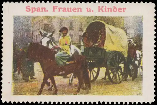 Spanische Frauen und Kinder