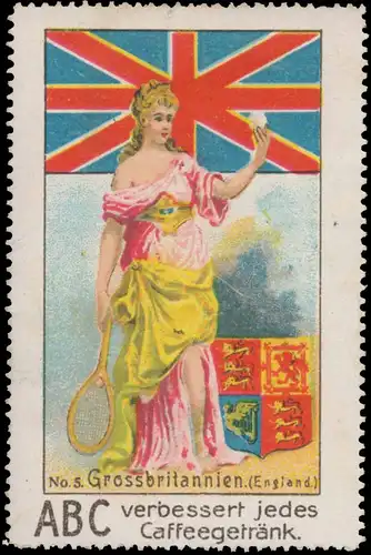 Flagge & Tracht von Grossbritannien (England)