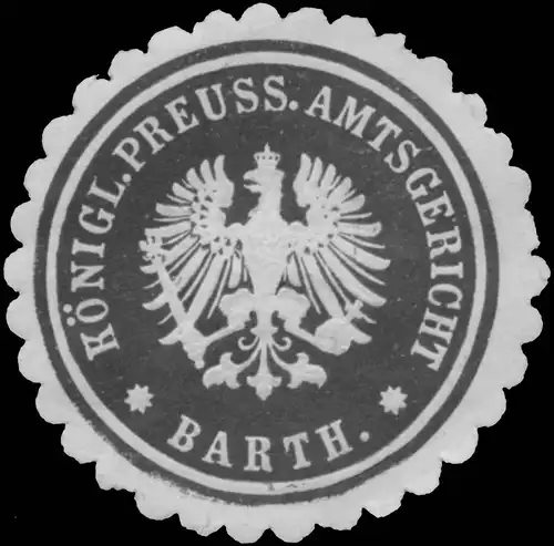 K.Pr. Amtsgericht Barth