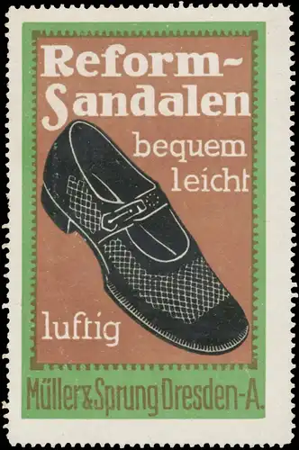 Reform-Sandalen bequem leicht, luftig