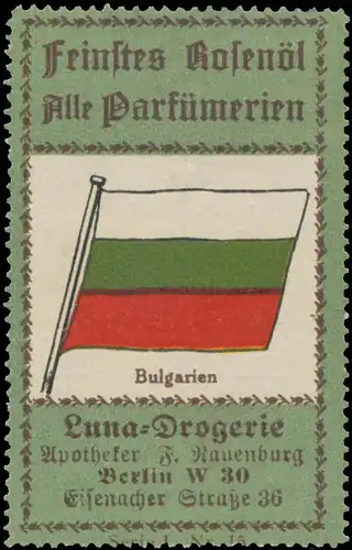 Flagge Bulgarien