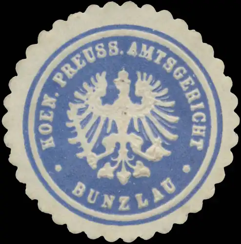 K.Pr. Amtsgericht Bunzlau