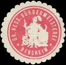 Gr. Hess. BÃ¼rgermeisterei Bensheim