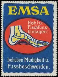 Emsa Hohl- und Flachfusseinlagen