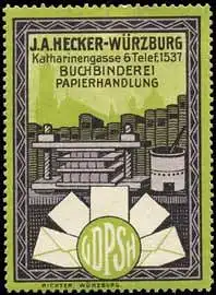 Buchbinderei Papierhandlung