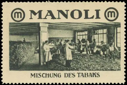 Mischung des Tabaks