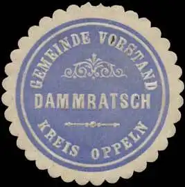 Gemeinde Vorstand Dammratsch Kreis Oppeln