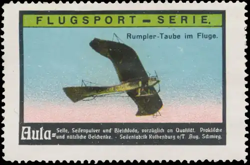 Rumpler Taube im Fluge