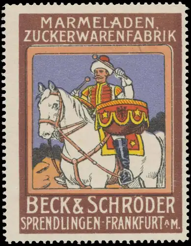 Trommler auf Pferd