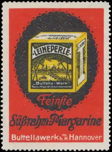 Leineperle feinste SÃ¼Ãrahm-Margarine