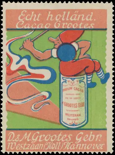 Zwerg mit echt hollÃ¤ndischen Kakao