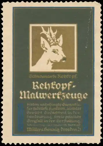 Rehkopf Malwerkzeuge