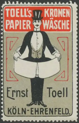 Kragen als Papier-WÃ¤sche