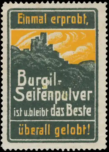 Burgil Seifenpulver ist und bleibt das Beste