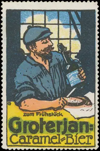 Groterjan Caramel Bier zum FrÃ¼hstÃ¼ck