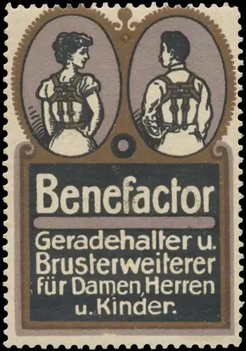 Benefactor Geradehalter und Brusterweiterer