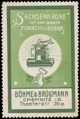 Sachsenkrone ist der beste Türschliesser
