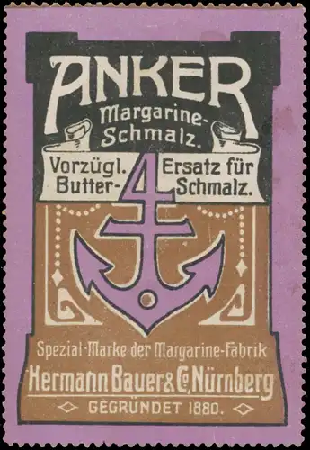 Anker Margarine-Schmalz