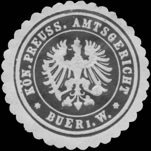 K.Pr. Amtsgericht Buer i.W