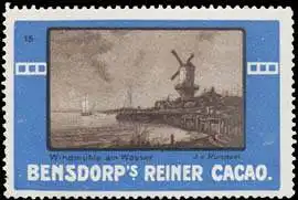 Ruisdael Windmühle am Wasser