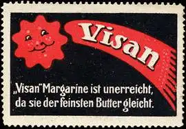 Visan Margarine ist unerreicht, da sie der feinsten Butter gleicht