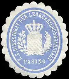 KÃ¶niglich Bayerische Direktorat der Lehrerbildungsanstalt Pasing