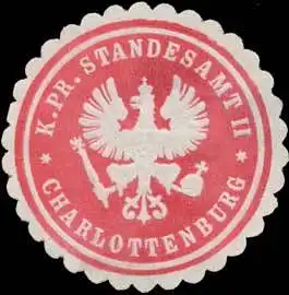 K.Pr. Standesamt II Charlottenburg