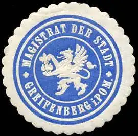 Magistrat der Stadt Greifenberg in Pommern