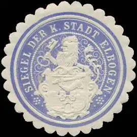 Siegel der K. Stadt Elbogen (Loket)