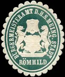 Bürgermeisteramt der H. S. Meing. Stadt Römhild