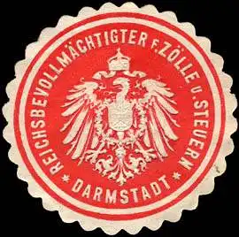 ReichsbevollmÃ¤chtigter fÃ¼r ZÃ¶lle und Steuern - Darmstadt
