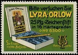 Bitte versuchen Sie Lyra - Orlow 25 Pfg. - Zeichenstift in 16 HÃ¤rtegraden