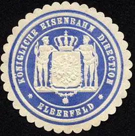 KÃ¶nigliche Eisenbahn - Direction - Elberfeld
