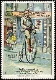 Fahrrad Hochrad 1880