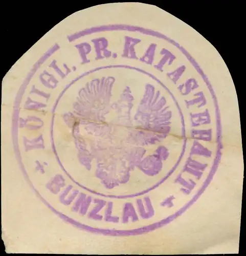 K.Pr. Katasteramt Bunzlau