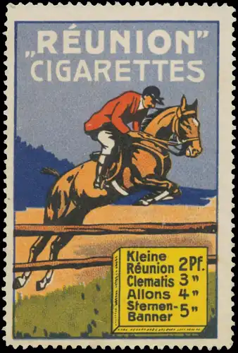 Reunion Cigarettes beim Sport