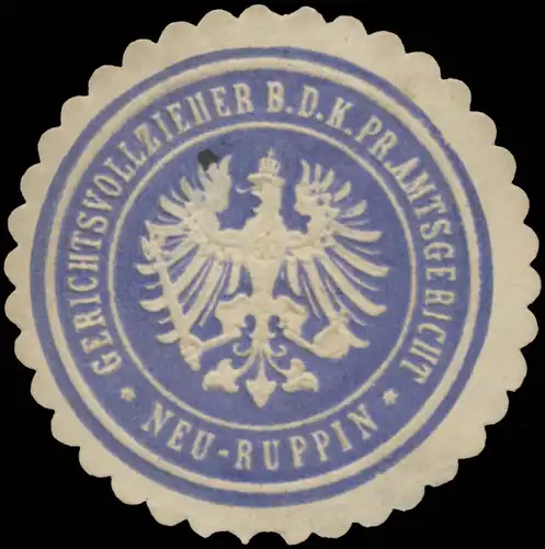Gerichtsvollzieher b.d. K.Pr. Amtsgericht Neuruppin