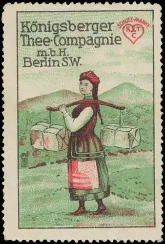 Frau mit Tee