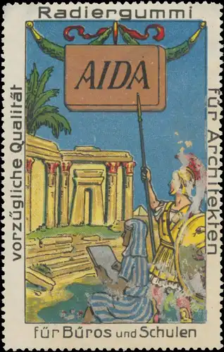 Aida Radiergummi für Büros und Schulen