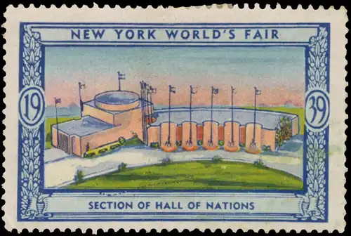 Section of Hall of Nations