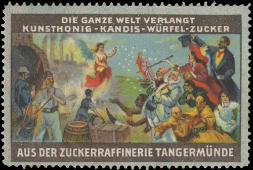 Die ganze Welt verlangt Kunsthonig, Kandis, WÃ¼rfel-Zucker