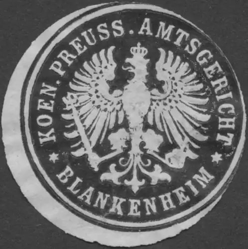 K.Pr. Amtsgericht Blankenheim