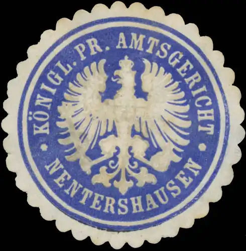 K.Pr. Amtsgericht Nentershausen