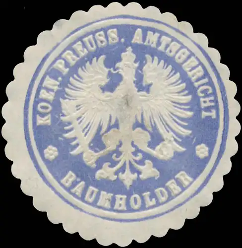 K.Pr. Amtsgericht Baumholder