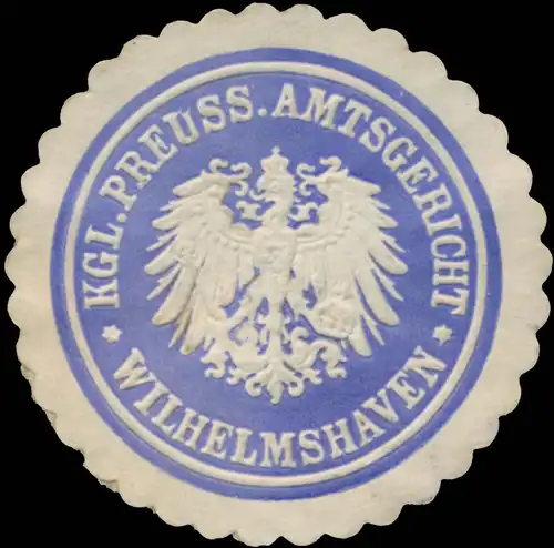 K.Pr. Amtsgericht Wilhelmshaven