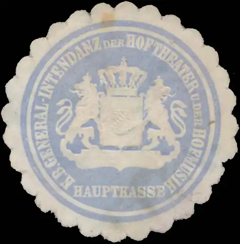 K.Bayer. General-Intendanz der Hoftheater und der Hofmusik